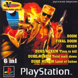 (6 In 1) Doom, Final, Hexen, Duke Nukem (PS1 Vector)