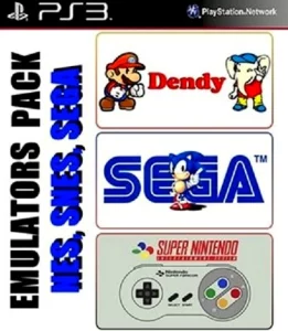 Emulators Dendy SNES SEGA (PS3 PKG)