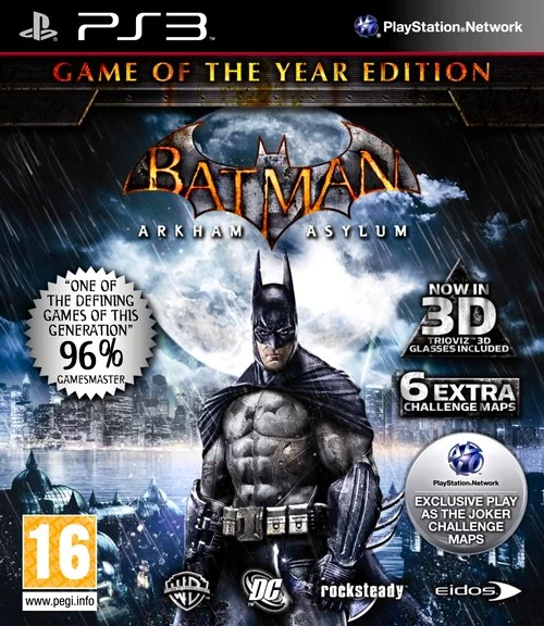 Batman: Arkham Asylum GOTY (PS3 iso Rus)
