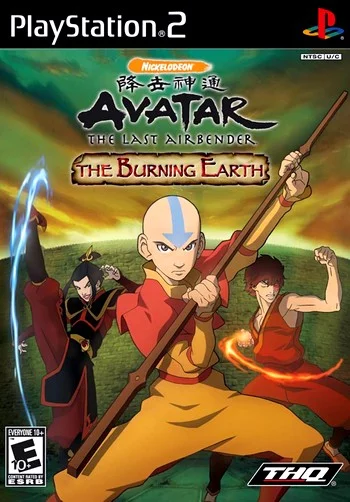 Avatar the Last Airbender the Burning Earth (PS2 iso Rus)