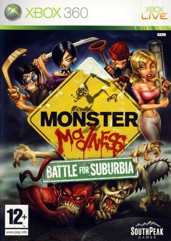 Monster Madness Battle for Suburbia (Freeboot Xbox 360 Rus)