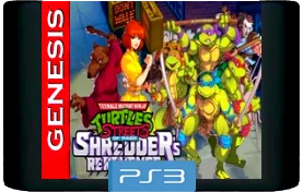 Teenage Mutant Ninja Turtles Shredder's Revenge (PS3 Sega)