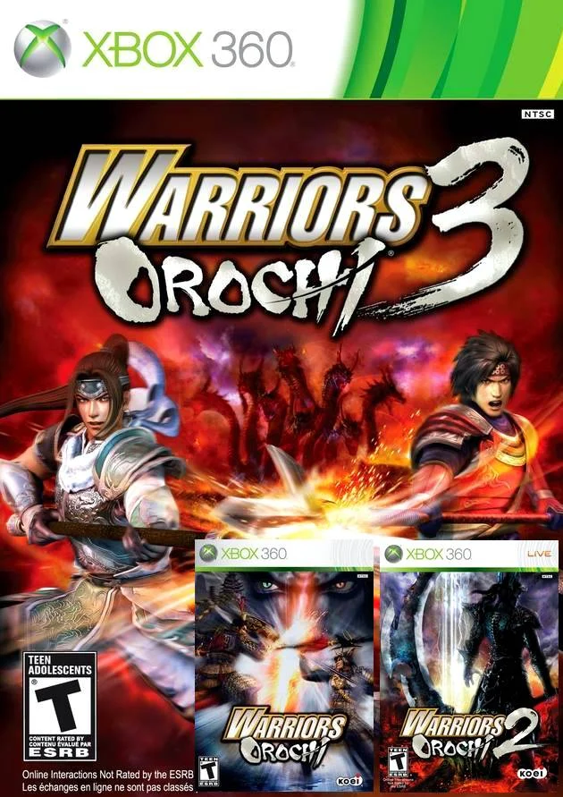 Warriors Orochi Все части игр (Freeboot Xbox 360)